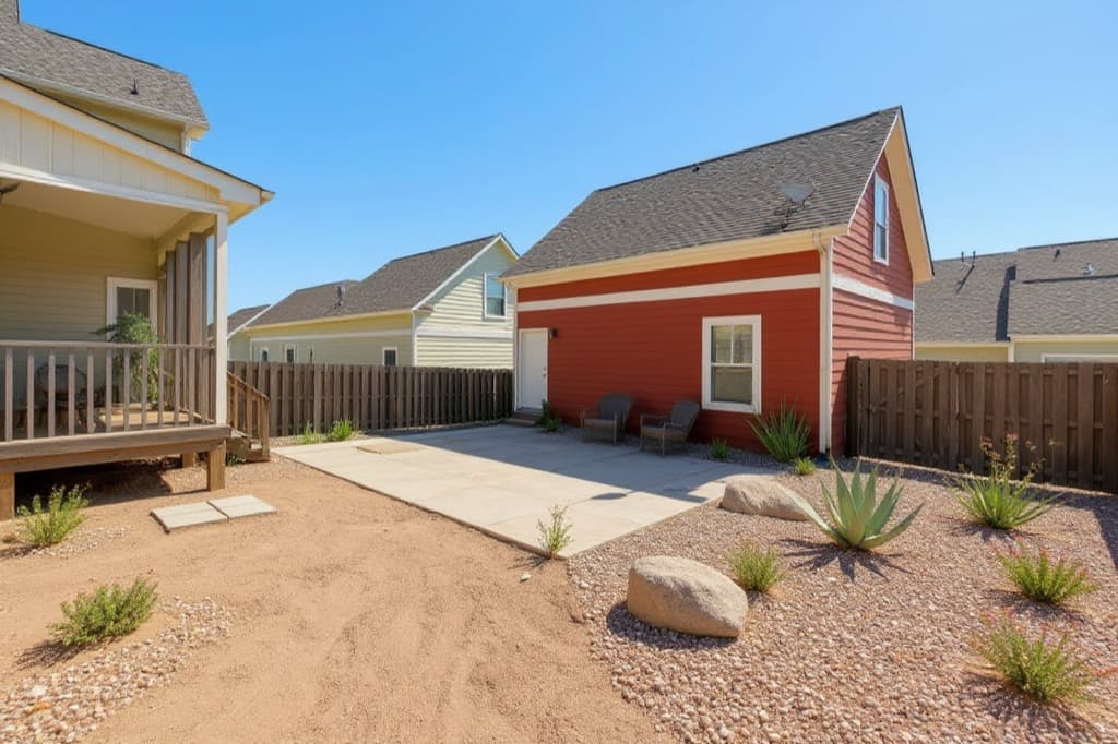Desert Backyard Ideas: AI redesign example