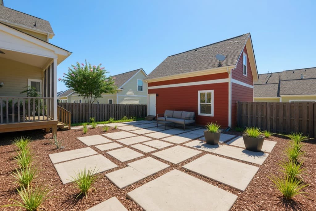 Modern Backyard Ideas: AI redesign example