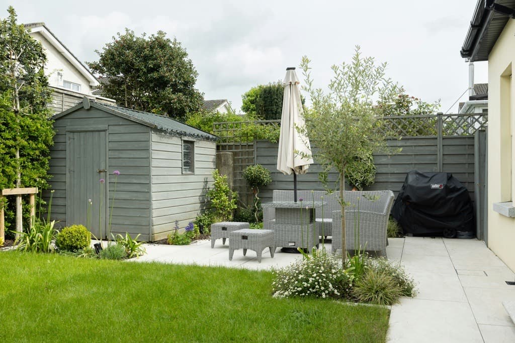 Garden before redesign
