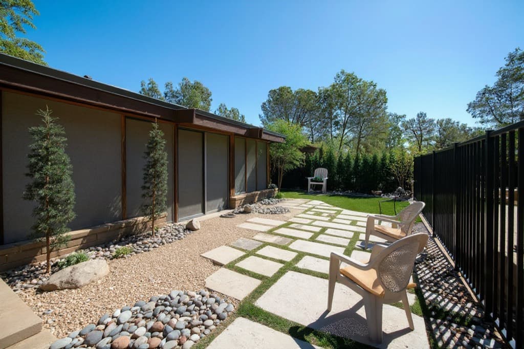 Japanese & Zen Backyard Ideas: AI redesign example